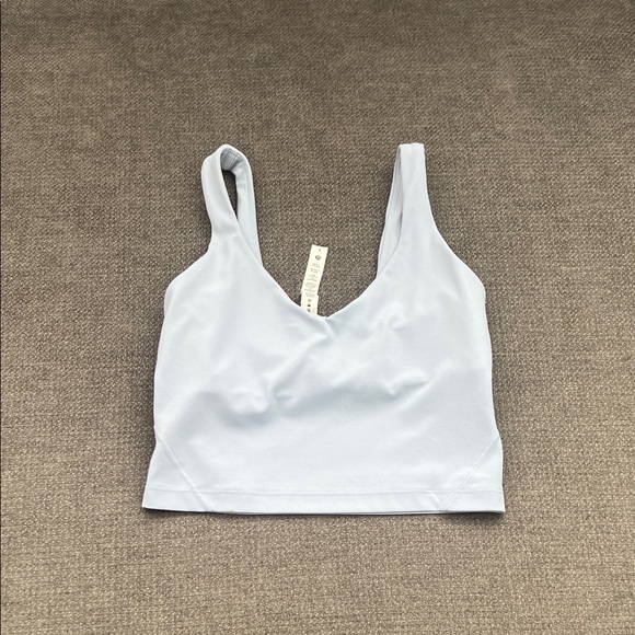 lululemon athletica Tops - lululemon athletica Light Blue Crop Tank